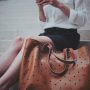 leather tote bag